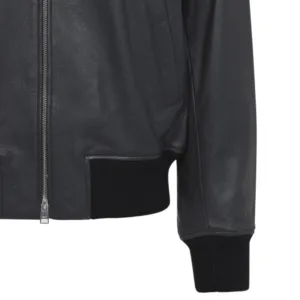 Premium Genuine Lambskin Jacket With Collar And Zip